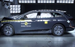 Audi A6 e-tron in einer Chrashtestsituation