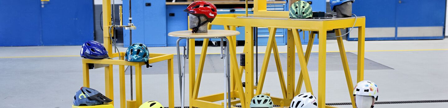 Aufmacher KinderfahrradhelmeADAC Technik Zentrum Landsberg, am 26.02.2026