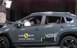 Subaru Crosstrek beim Frontalaufprall im Test